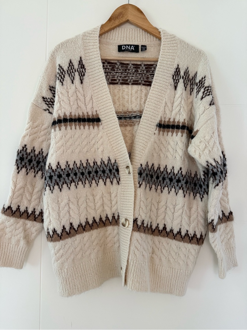 DNA “Do Not Ask” Grandpa Cardigan, size medium. - Picture 8 of 15